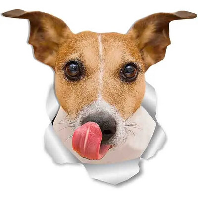 Three Ratels 1057 Jaukas 3D dzīvnieku uzlīmes Lauvas suns Dživa Rotaļu suns PVC mājsaimniecības dekorēšana sienas uzlīmes tualetes uzlīmes