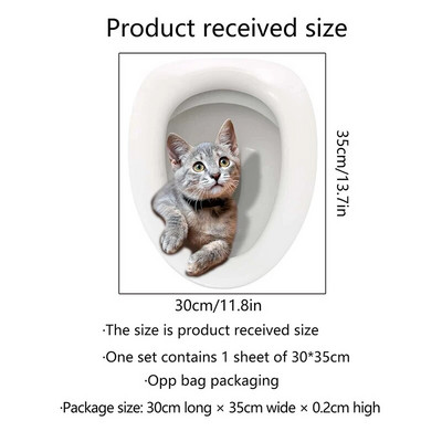 T31# Kreatív aranyos mókus falmatrica fürdőszoba WC dekor Nappali szekrény lakberendezési matricák