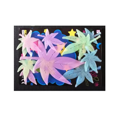 Karikatūra Vienradzis Sienas Uzlīmes Zirgu raksts Bērniem Istabas Interjers Meitenes Guļamistabas Dekorācijas Plakāti Jauki dzīvnieki Tapetes Uzlīmes