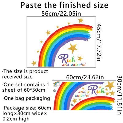 Pillangó szivárvány egyszarvú fali matricák gyerekeknek szoba dekoráció baba lányok baba fiúk szoba falmatricák óvoda bölcsődei szoba