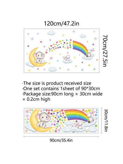Pillangó szivárvány egyszarvú fali matricák gyerekeknek szoba dekoráció baba lányok baba fiúk szoba falmatricák óvoda bölcsődei szoba