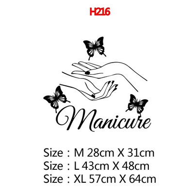 Izsmalcinātas vinila uzlīmes nagu salonu citāti Sienas uzlīmes Mākslas sienas gleznojumi Skaistumkopšanas salona apdares uzlīmes Sievietēm Meiteņu Guļamistabas Dekors