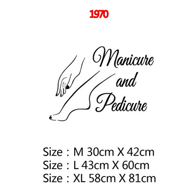 Izsmalcinātas vinila uzlīmes nagu salonu citāti Sienas uzlīmes Mākslas sienas gleznojumi Skaistumkopšanas salona apdares uzlīmes Sievietēm Meiteņu Guļamistabas Dekors