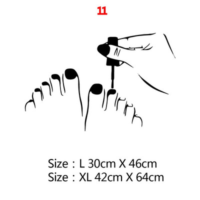 Izsmalcinātas vinila uzlīmes nagu salonu citāti Sienas uzlīmes Mākslas sienas gleznojumi Skaistumkopšanas salona apdares uzlīmes Sievietēm Meiteņu Guļamistabas Dekors