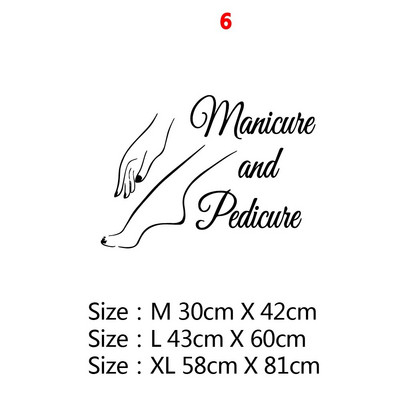 Izsmalcinātas vinila uzlīmes nagu salonu citāti Sienas uzlīmes Mākslas sienas gleznojumi Skaistumkopšanas salona apdares uzlīmes Sievietēm Meiteņu Guļamistabas Dekors