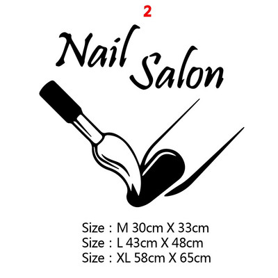 Izsmalcinātas vinila uzlīmes nagu salonu citāti Sienas uzlīmes Mākslas sienas gleznojumi Skaistumkopšanas salona apdares uzlīmes Sievietēm Meiteņu Guļamistabas Dekors