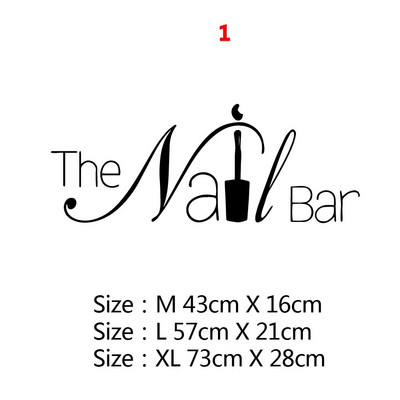 Izsmalcinātas vinila uzlīmes nagu salonu citāti Sienas uzlīmes Mākslas sienas gleznojumi Skaistumkopšanas salona apdares uzlīmes Sievietēm Meiteņu Guļamistabas Dekors