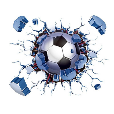 1PC Nou Fotbal Fotbal Baschet Autocolant de perete Sport Baieți Dormitor Artă Autocolante de perete pentru Camerele copiilor Decor creșă