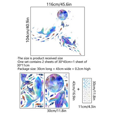 gaismas zvaigzne valis mēness pašlīmējošā sienas uzlīme dzīvojamā istaba guļamistaba sienu apdare modernās mākslas sienas gleznojums