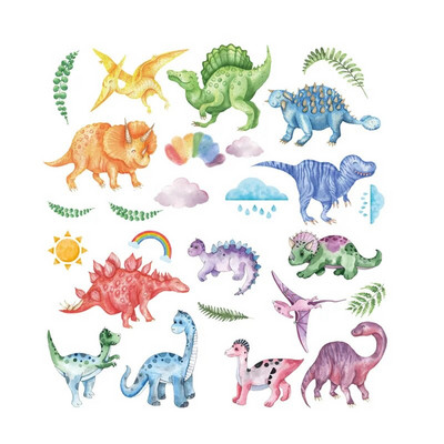 Dinazauru sienas uzlīmes Guļamistabas viesistabas sienu dekorēšana Filmas plakātu durvju uzlīme