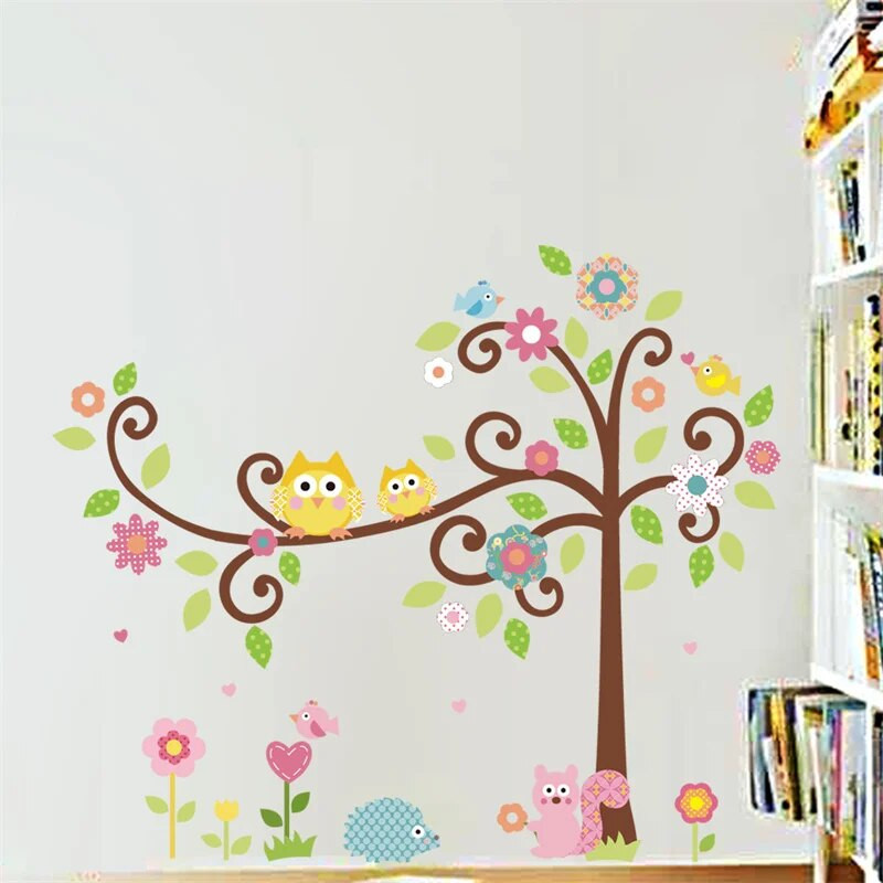 Pūces koka sienas uzlīmes bērnu istabai Guļamistabai Rotaļu istabai Sienu dekors Filmu plakāti Svētku dāvanas