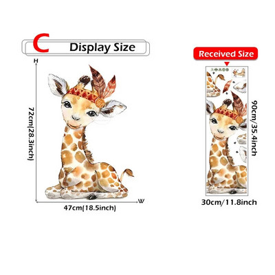 Elevandilõvi Elevandipuu metsa seinakleebised lastetoale Beebitoatoa sisekujundus Seinakleebised Kodukaunistus Multifilm Loom