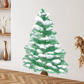 2024 m. Kalėdų eglutė Sienos lipdukas Kalėdų senelio freskos Svetainės miegamojo sienų apdaila sienų lipdukai decoración de habitación