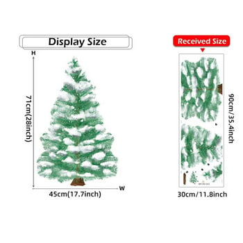 2024 Коледна елха Стикер за стена Дядо Коледа стенописи Декорация на стена за хол спалня Стикери за стена decoración de habitación