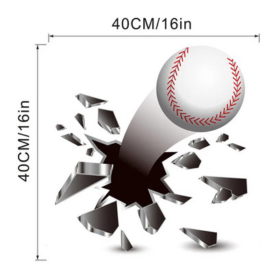 3D Futbols Basketbola Sienas Uzlīme Bērnu Istabām Mājas Iekārtojums Zēni Guļamistaba Futbols Sienas Uzlīme Bērnu istaba Vinila sporta tapetes