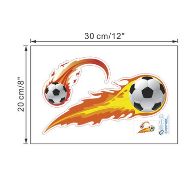 3D Futbols Sienas Uzlīmes Dzīvojamā istaba Guļamistaba Bērnu istaba Sienu dekorēšana Bērnu Dāvanas Mākslas sienas gleznojums