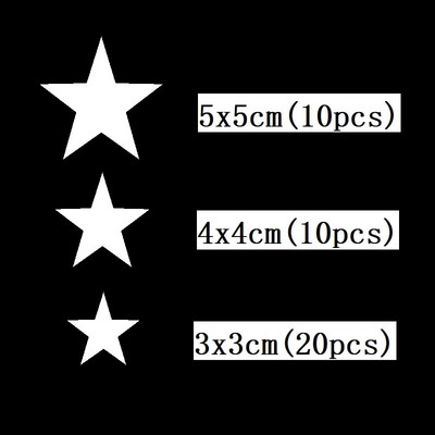 40db Rajzfilm csillagos fali matricák gyerekszobákba lakberendezési kis csillagok bakelit falmatricák baba óvodai falfestmény matrica