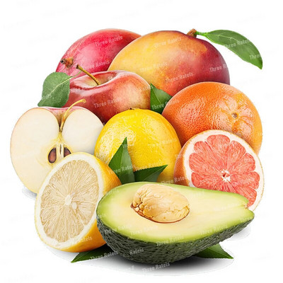 Three Ratels CO39 Pastoral spalvos vaisių krepšelio lipnus sieninis lipdukas virtuvės šaldytuvo dekoravimo lipdukas