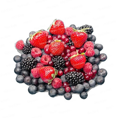 Three Ratels CO23 Bright zemeņu karikatūra augļu uzlīme virtuves ledusskapja dekoratīvā tualetes uzlīme