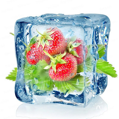 Three Ratels CO23 Bright zemeņu karikatūra augļu uzlīme virtuves ledusskapja dekoratīvā tualetes uzlīme