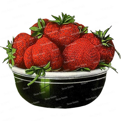 Three Ratels CO23 Bright zemeņu karikatūra augļu uzlīme virtuves ledusskapja dekoratīvā tualetes uzlīme