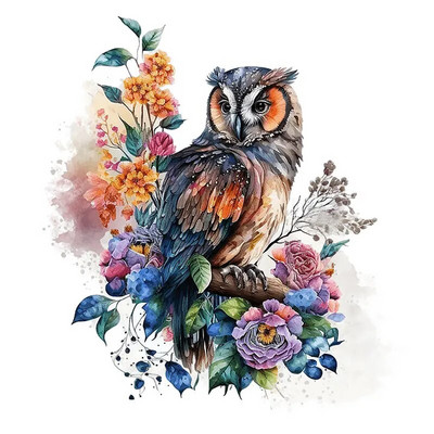 M417 Aranyos Rajzfilm Szerencsebagoly Fali matrica Gyermekszoba Dekoráció WC Hűtőszekrény Otthoni matricák matrica