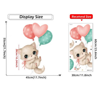 Meiteņu istabas sienas uzlīmes Multfilmas Rozā truša sienu uzlīmes Guļamistabas dekorēšana Bērnu istabas Bērnu istabas Bērnudārza Uzlīmes