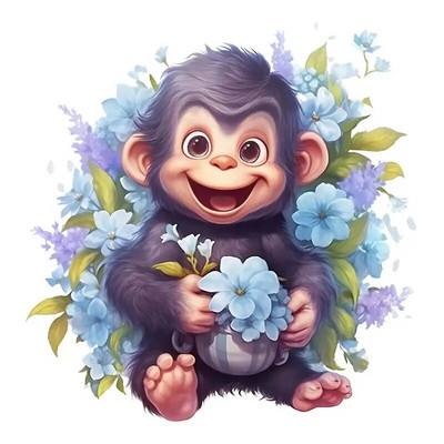 Tigrovi Mačke Psi Kunići Razne životinje Zidne naljepnice Pozadina dječje sobe Mural za uređenje doma Naljepnica za tapete za dnevnu sobu