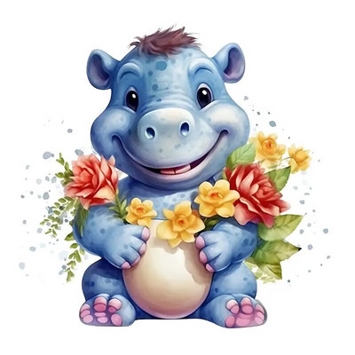 Tigrovi Mačke Psi Kunići Razne životinje Zidne naljepnice Pozadina dječje sobe Mural za uređenje doma Naljepnica za tapete za dnevnu sobu