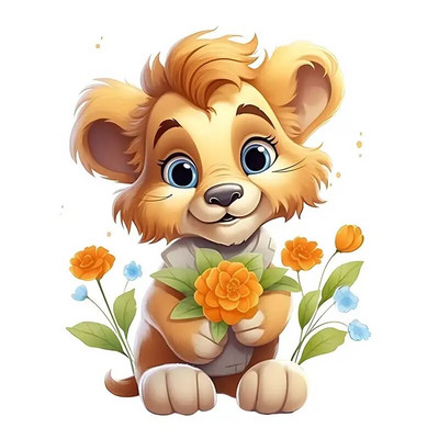 Tigrovi Mačke Psi Kunići Razne životinje Zidne naljepnice Pozadina dječje sobe Mural za uređenje doma Naljepnica za tapete za dnevnu sobu