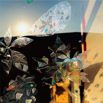 2023 Νέο Rainbow Prism ηλεκτροστατικά αυτοκόλλητα γυαλιού PVC φύλλα στατικά αυτοκόλλητα παραθύρου Suncatcher Αυτοκόλλητο Suncatcher Sun Catcher Αυτοκόλλητα τοίχου