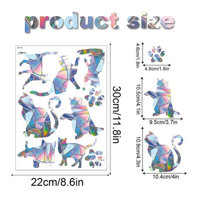 2023. aasta uued vikerkaarprisma elektrostaatilised klaasist kleebised PVC lehtedest staatilised aknakleebised päikesepüüdja kleebis päikesepüüdja seinakleebis