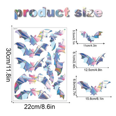 2023. aasta uued vikerkaarprisma elektrostaatilised klaasist kleebised PVC lehtedest staatilised aknakleebised päikesepüüdja kleebis päikesepüüdja seinakleebis