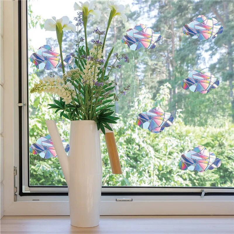 2023. aasta uued vikerkaarprisma elektrostaatilised klaasist kleebised PVC lehtedest staatilised aknakleebised päikesepüüdja kleebis päikesepüüdja seinakleebis