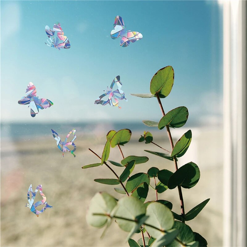 2023. aasta uued vikerkaarprisma elektrostaatilised klaasist kleebised PVC lehtedest staatilised aknakleebised päikesepüüdja kleebis päikesepüüdja seinakleebis