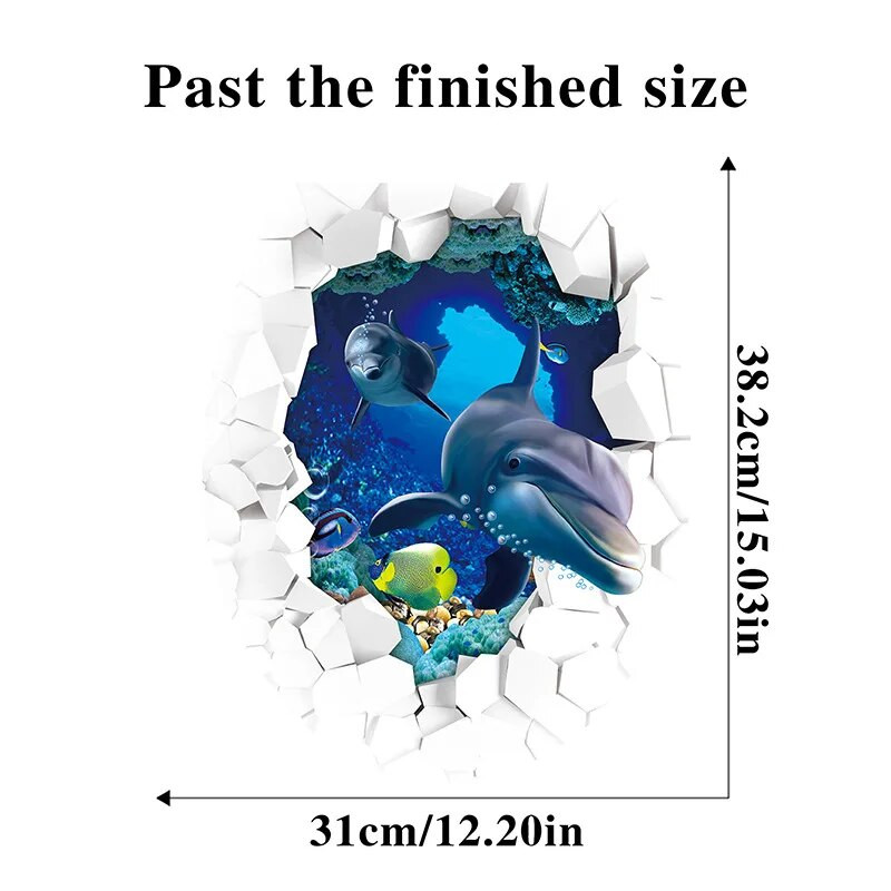 1db 3D WC-ülőke fali matrica művészet tapéta fürdőszobai matricák öntapadós, levehető WC-fedél matrica lakberendezési kiegészítők