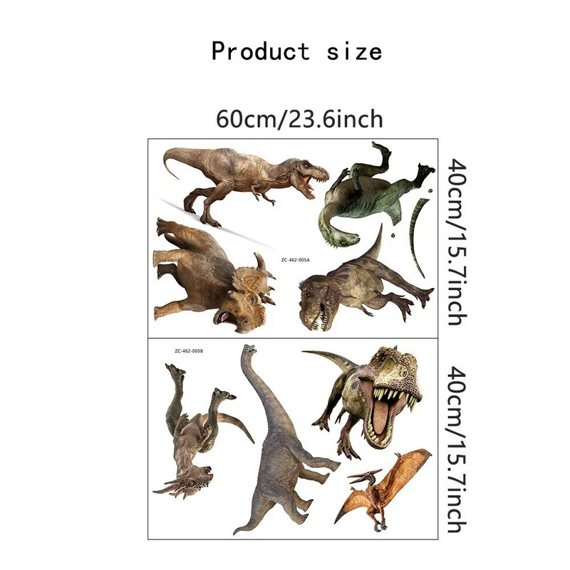 M171 karikatūra dinozauru sienas uzlīme bērnu istabas fons mājas dekorēšana sienas gleznojums viesistabas tapetes smieklīgi uzlīme