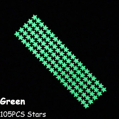 Autocolante de perete cu stele luminoase pentru copii, camera bebelușului, dormitor, tavan, decor interioară, autocolante fluorescente cu urs de desene animate care strălucesc în întuneric