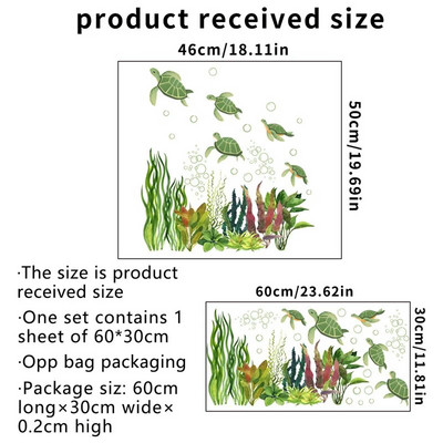 Veealune maailm Meduus Meritäht Seinakleebised Elutoa Magamistoa Lastetoa Taust Seinakaunistuse Seinakleebised