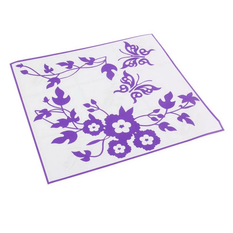 Tauriņu ziedu vannas istabas sienas uzlīmes mājas dekorēšanai tauriņu dekorēšanai mākslas uzlīmes tualetes sienas sienas skapja tapetes