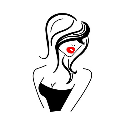 Γυναικείο πρόσωπο Beauty Αυτοκόλλητα τοίχου Beauty Studio δωμάτιο Διακοσμητικό αυτοκόλλητο μακιγιάζ Αυτοκόλλητο τοίχου τέχνης Τοιχογραφία αφαιρούμενη διακόσμηση σαλονιού