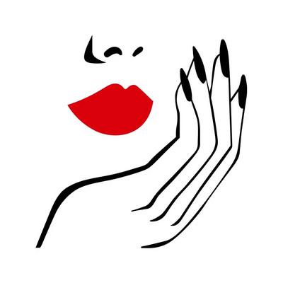 Γυναικείο πρόσωπο Beauty Αυτοκόλλητα τοίχου Beauty Studio δωμάτιο Διακοσμητικό αυτοκόλλητο μακιγιάζ Αυτοκόλλητο τοίχου τέχνης Τοιχογραφία αφαιρούμενη διακόσμηση σαλονιού