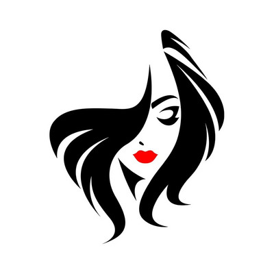 Γυναικείο πρόσωπο Beauty Αυτοκόλλητα τοίχου Beauty Studio δωμάτιο Διακοσμητικό αυτοκόλλητο μακιγιάζ Αυτοκόλλητο τοίχου τέχνης Τοιχογραφία αφαιρούμενη διακόσμηση σαλονιού