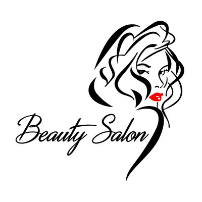 Γυναικείο πρόσωπο Beauty Αυτοκόλλητα τοίχου Beauty Studio δωμάτιο Διακοσμητικό αυτοκόλλητο μακιγιάζ Αυτοκόλλητο τοίχου τέχνης Τοιχογραφία αφαιρούμενη διακόσμηση σαλονιού