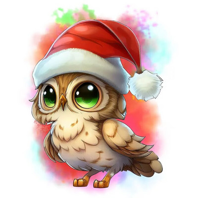 M415 Priecīgus Ziemassvētku pūces sienas uzlīmes noņemamas mājas dekorēšanas uzlīmes guļamistabas virtuvei viesistabas sienu dekorēšanai