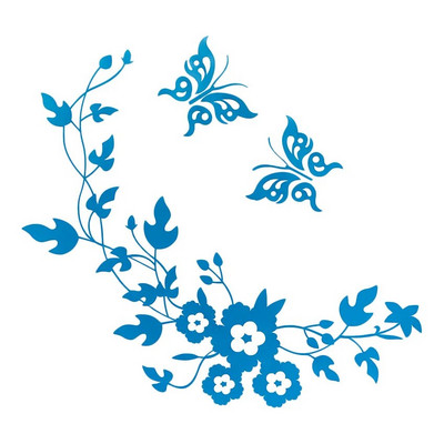 Armas naljakas uudne liblikas ja lilleline WC-istme/kleebis/kleebis Moodne 3D-seinakleebis Seinale Kodukaunistus Vannitoa kleebis