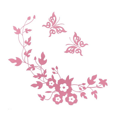 Armas naljakas uudne liblikas ja lilleline WC-istme/kleebis/kleebis Moodne 3D-seinakleebis Seinale Kodukaunistus Vannitoa kleebis