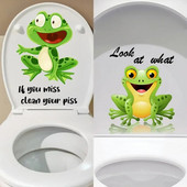 Jauka varde Tualetes uzlīme multfilmas Dzīvnieku sienas uzlīme Tualetes dekoratīvā dzīvojamā istaba Guļamistaba Restorāna sienas uzlīme