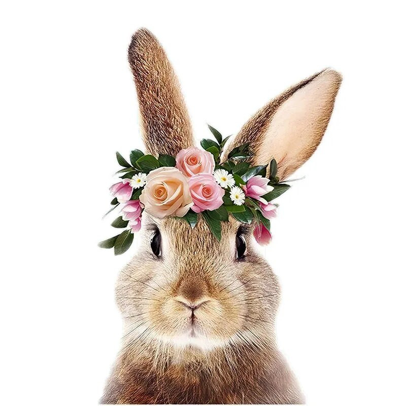 Three Ratels QCF36 Mielas triušiukas, juokingas gyvūnas, lipdukas vaikų kambario dekoravimas šaldytuvo tualeto lipdukai