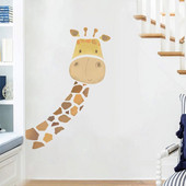 1 Σετ Αυτοκόλλητα τοίχου νηπιαγωγείου Τοιχογραφίες τοίχου παιδικού σταθμού Καμηλοπάρδαλη Αυτοκόλλητα τοίχου Ζώα Διακόσμηση τοίχου Καμηλοπάρδαλη Αυτοκόλλητα τοίχου